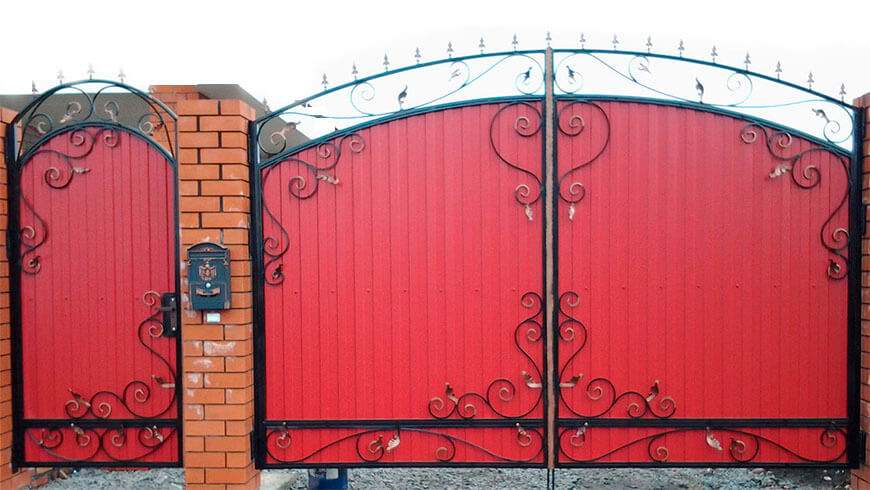 Кованые ворота под заказ в Минске